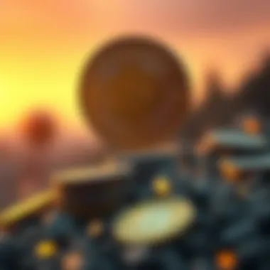 Visual representation of investment strategies using INJ coin