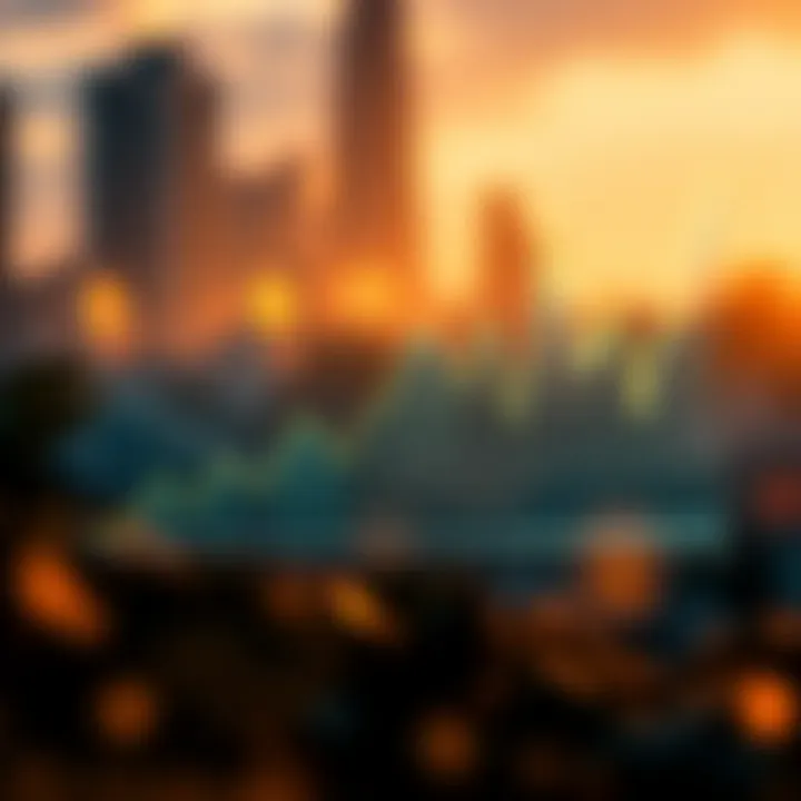 Graph showing investment growth over time