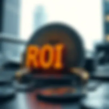 Visual representation of ROI calculation