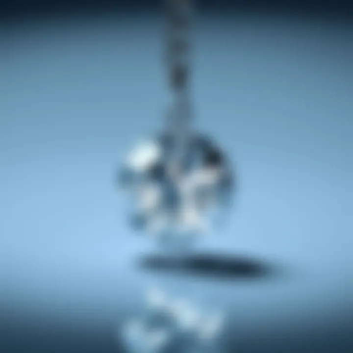 The Timeless Beauty of Diamonds Close-up of a diamond pendant reflecting light brilliantly