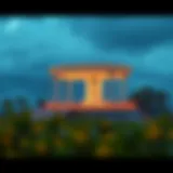 Concept of Launch Pad in Cryptocurrency Conceptual illustration of a launch pad for cryptocurrency projects