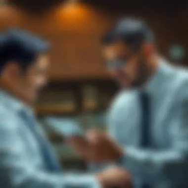 Understanding Blockchain Regulations Lawyers examining blockchain regulations