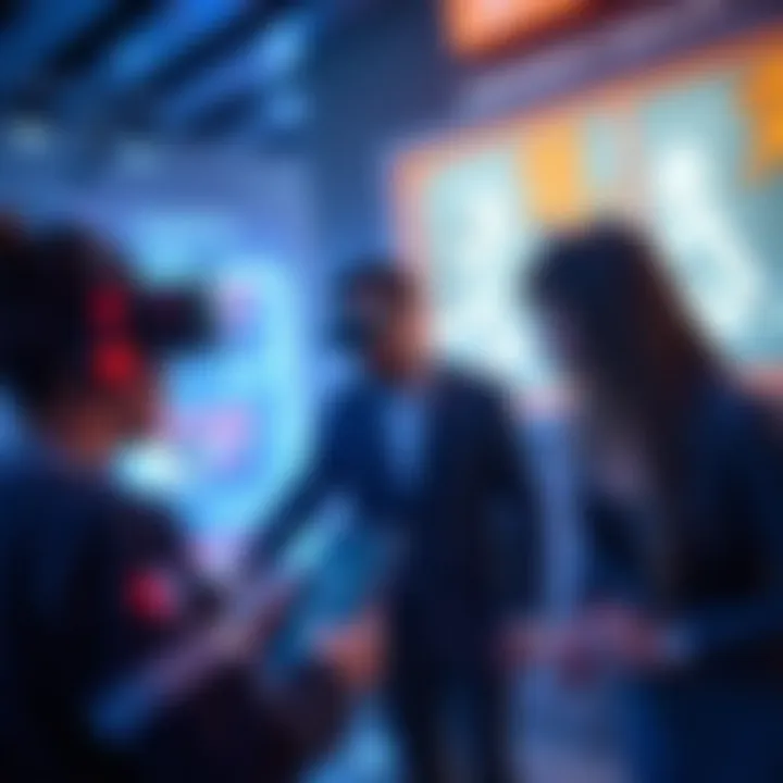 Immersive Experiences in the Metaverse Visual interaction within a virtual metaverse environment