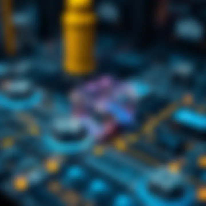 Blockchain Technology in Modern Finance Diagram of blockchain technology applied in finance