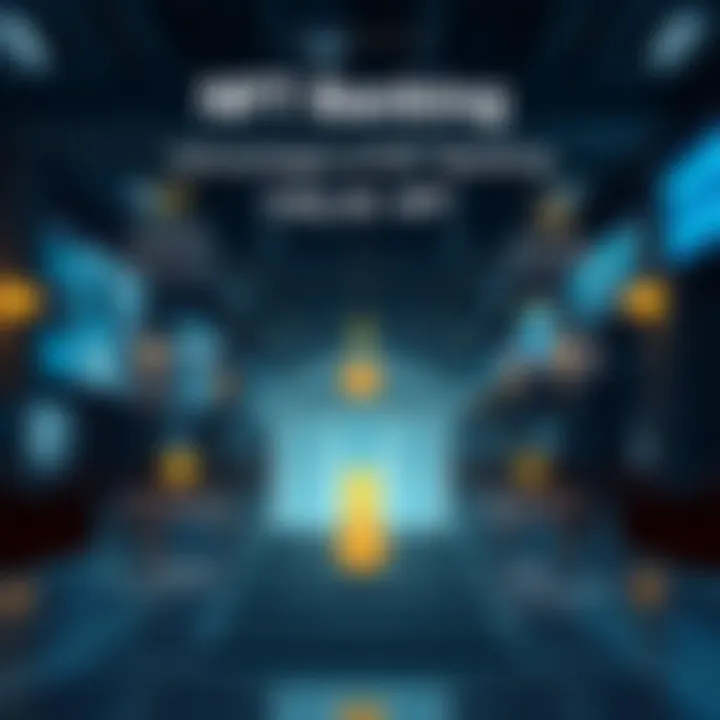 Advantages of NFT Banking Infographic showcasing the benefits of using an NFT bank