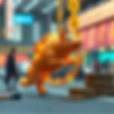 Illustration showcasing the characteristics of NFTs