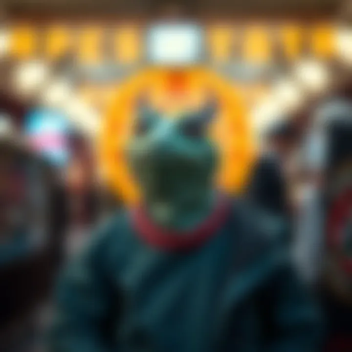 A conceptual image exploring Pepe as a cultural icon