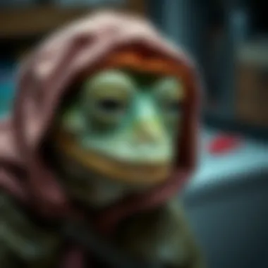 A visual representation of Pepe's origins in internet culture