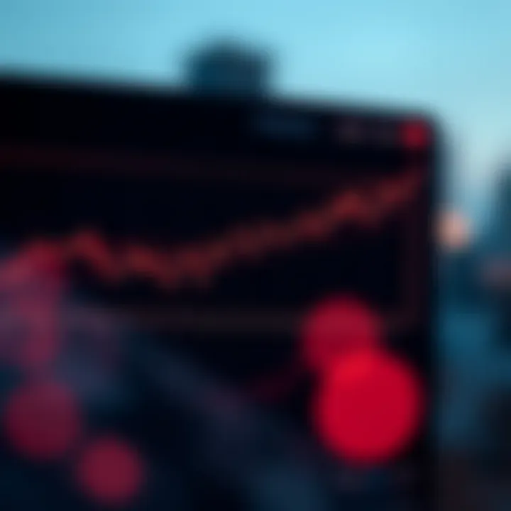 A graph displaying the price trends of Polkadot over the past year