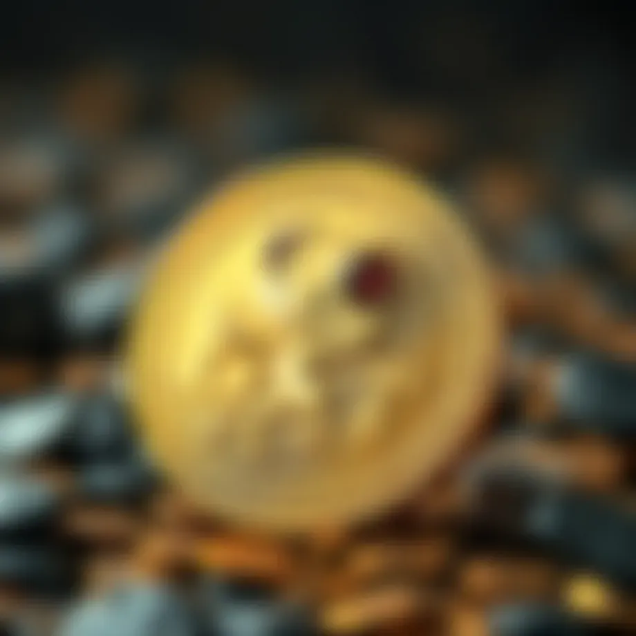 Visual representation of Ribbit coin's unique attributes