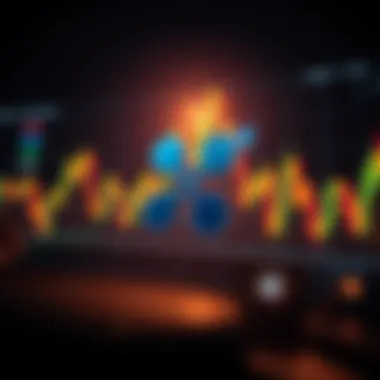 Ripple's Market Dynamics Ripple's market strategy visualized through a dynamic graph