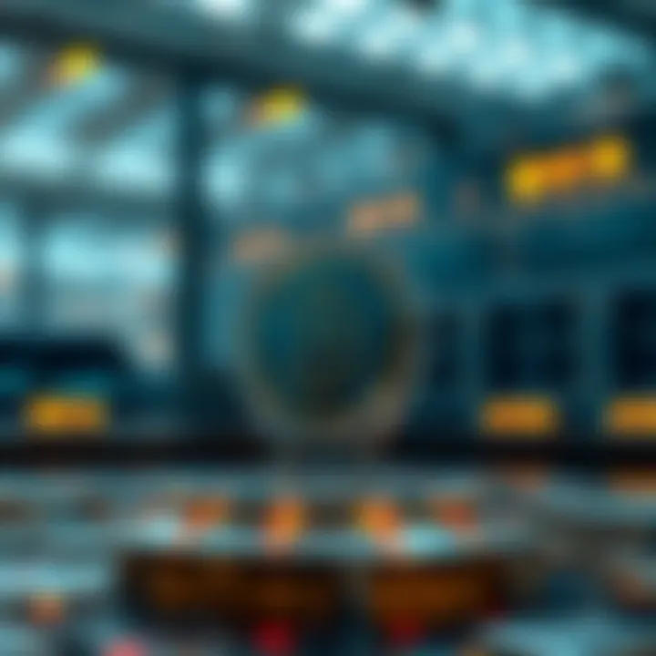 Blockchain Technology Overview Conceptual illustration of blockchain technology