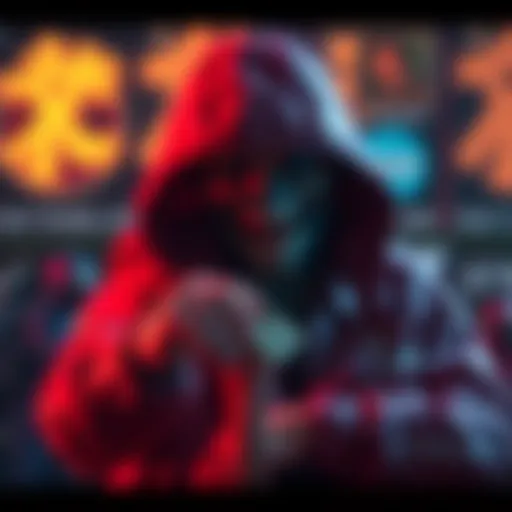 Conceptual representation of ransomware encryption