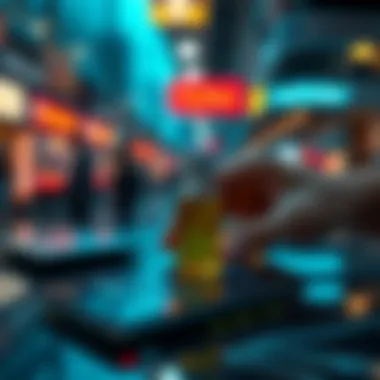 Visual representation of secure payment transactions through technology