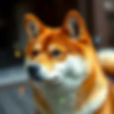 Diagram illustrating the unique features of Shiba Inu