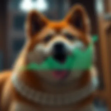 Graph showing potential investment strategies for Shiba Inu