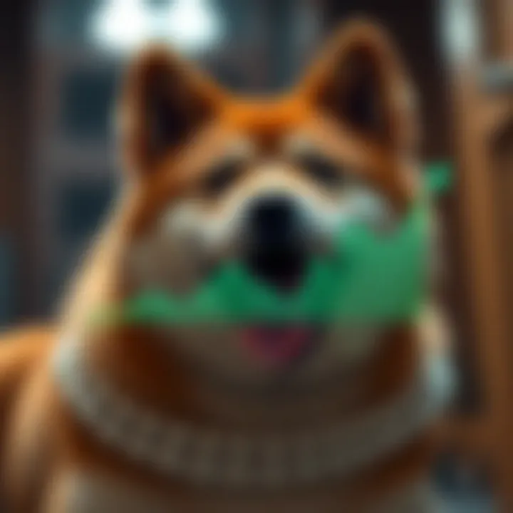 Graph showing potential investment strategies for Shiba Inu