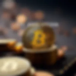 Visual representation of cryptocurrency evolution