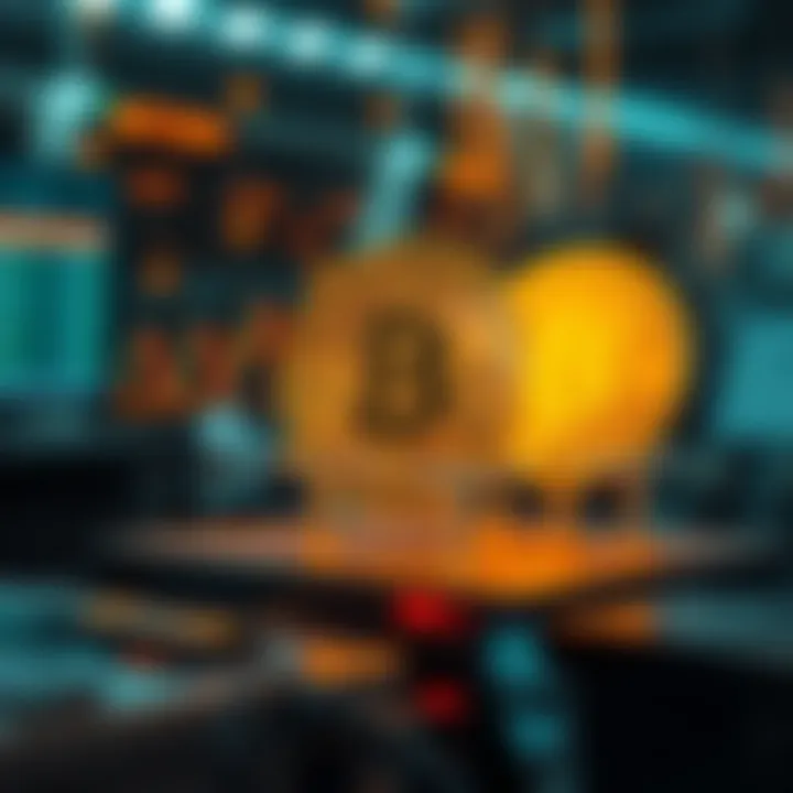 Future of Financial Systems Conceptual art depicting the future of financial systems