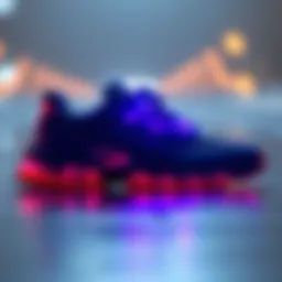 A futuristic sneaker design representing the fusion of fashion and digital assets.