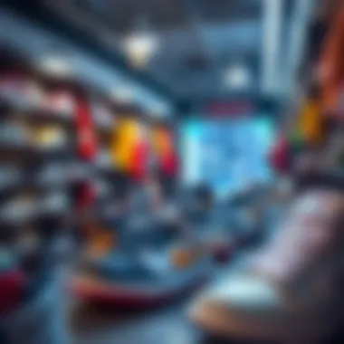 Digital Marketplace for Sneaker NFTs A digital marketplace showcasing various sneaker NFTs for collectors and investors.