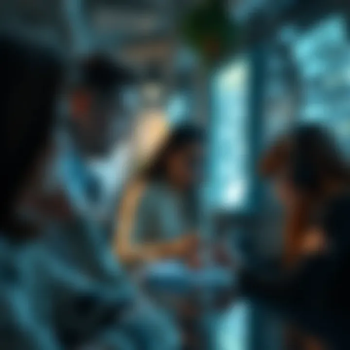 Artistic representation of social interactions in a digital realm