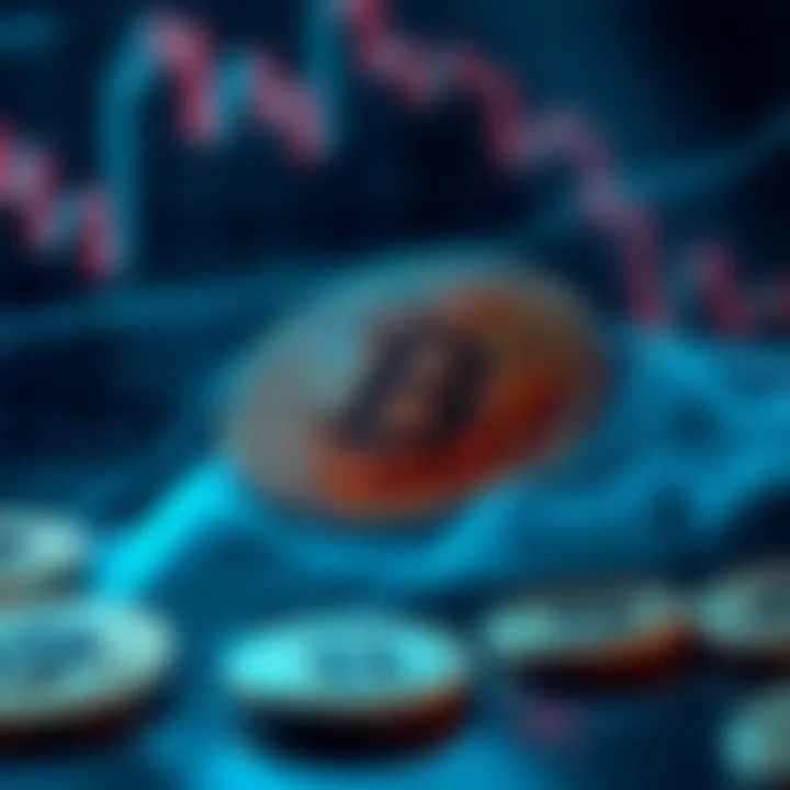 Exploring Cryptocurrency Trading Strategies An abstract graphic representing cryptocurrency trading