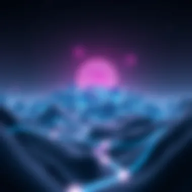 The Future of Cryptocurrency Innovation A futuristic digital landscape symbolizing innovation