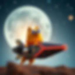 Celestial representation of Starship Doge