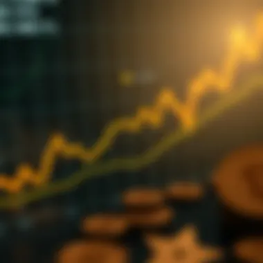 Growth of Cryptocurrency Markets Graph illustrating the growth of cryptocurrency markets