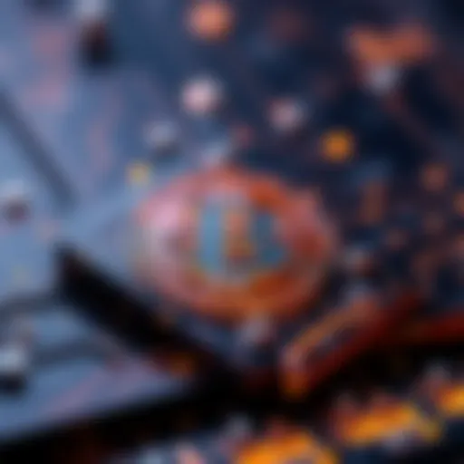 Blockchain Technology Concept An abstract representation of blockchain technology