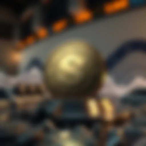 Conceptual illustration of Superwork Coin technology