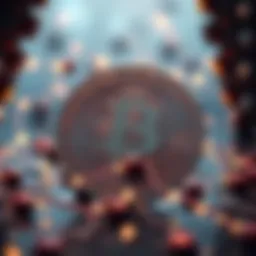 Illustration of Tomo USDT in a blockchain network