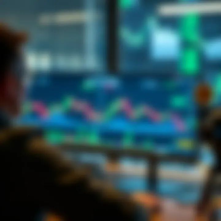 Analyzing Cryptocurrency Market Trends A user analyzing cryptocurrency market trends on TradingView