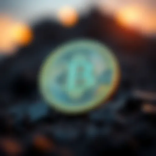 Symbolic representation of upcoming cryptocurrencies